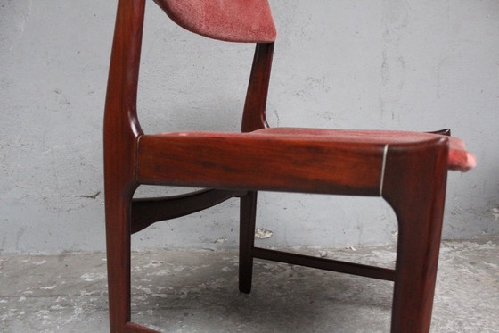 Image 1 of 4 X Mid-Century Rosewood Erik Buch Dining Chairs