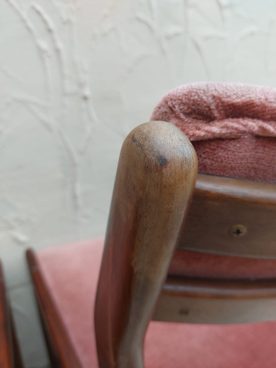 Image 1 of 4 X Mid-Century Rosewood Erik Buch Dining Chairs