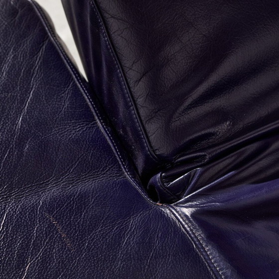 Image 1 of Vintage 3-seater "Flap" sofa in metal and leather by Francesco Binfaré for Edra, 2000