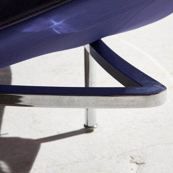 Image 1 of Vintage 3-seater "Flap" sofa in metal and leather by Francesco Binfaré for Edra, 2000