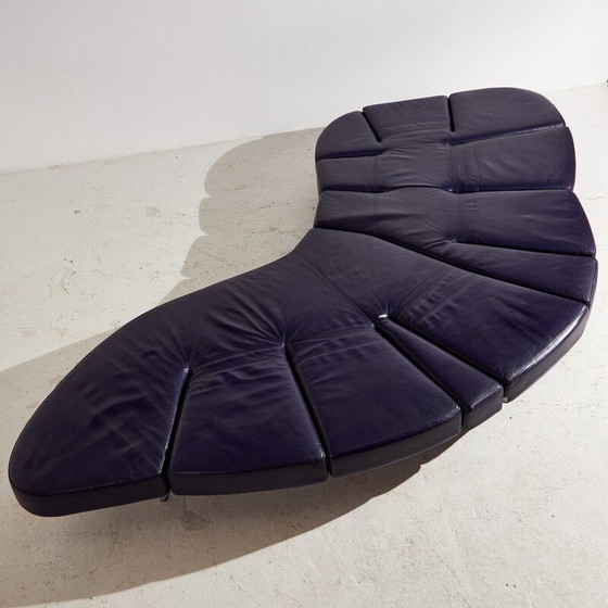 Image 1 of Vintage 3-seater "Flap" sofa in metal and leather by Francesco Binfaré for Edra, 2000