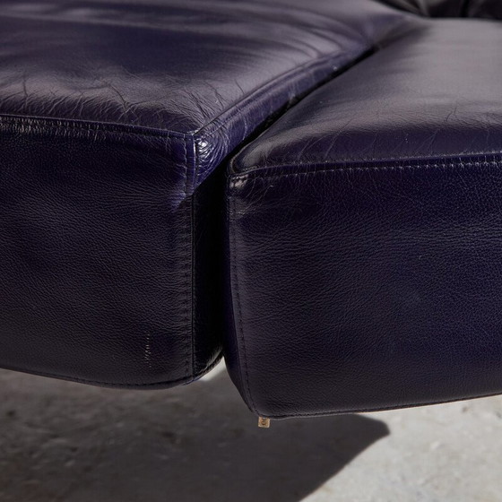 Image 1 of Vintage 3-seater "Flap" sofa in metal and leather by Francesco Binfaré for Edra, 2000