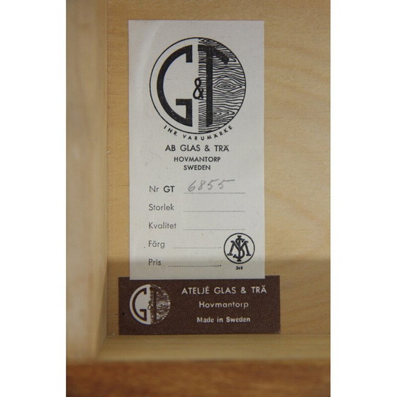 Image 1 of Comodino vintage in teak di Glas e Trä, Svezia 1960