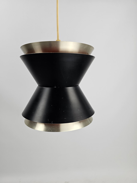 Image 1 of Carl Thore attributed pendant lamp Danish for Granhaga Diabolo shape