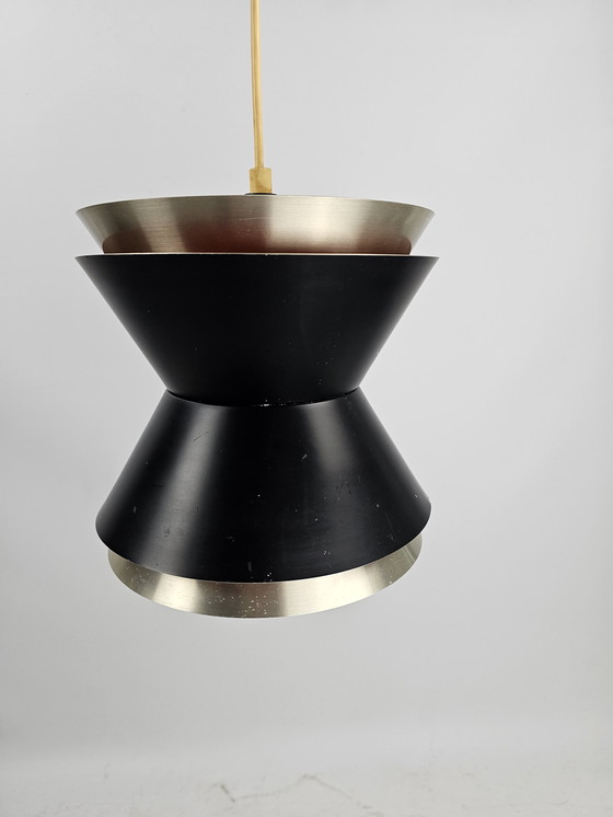 Image 1 of Carl Thore attributed pendant lamp Danish for Granhaga Diabolo shape