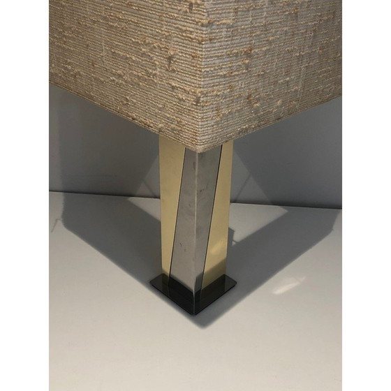 Image 1 of Lampada vintage in metallo cromato e dorato, 1970