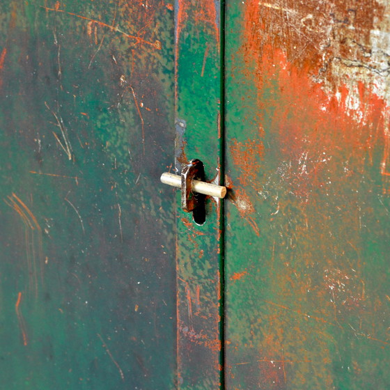 Image 1 of Industrial Iron Cabinet, 1960s