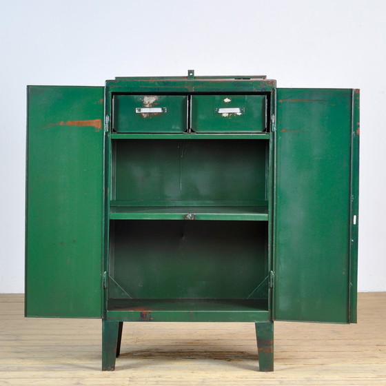 Image 1 of Industrial Iron Cabinet, 1960s