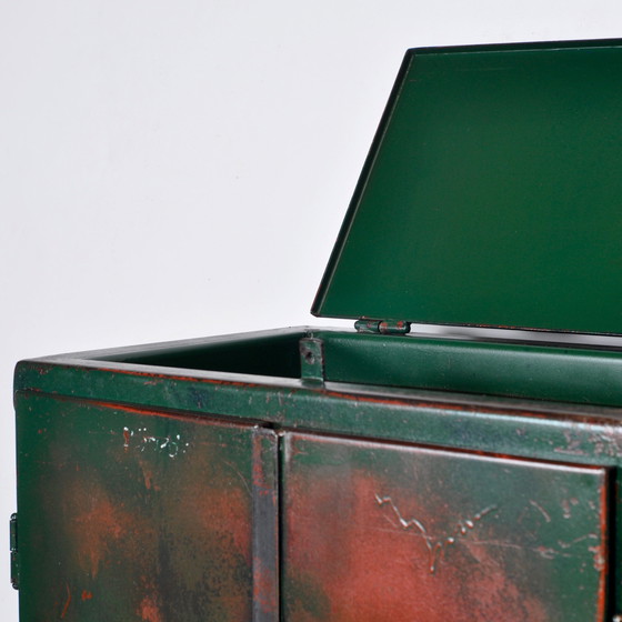 Image 1 of Industrial Iron Cabinet, 1960s