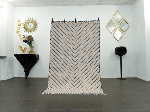 Berber Rug - 258 cm x 156 cm - White Wool