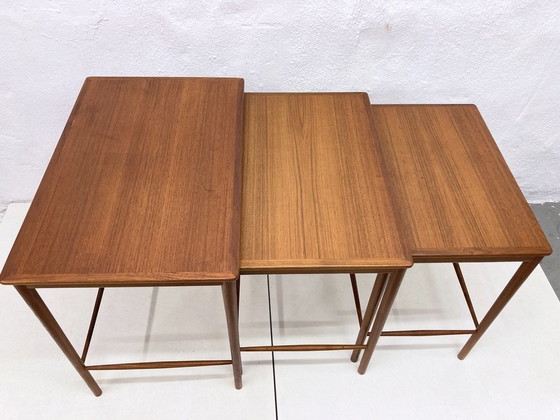 Image 1 of Teak coffee tables Design Kaj Winding For Poul Jeppesen