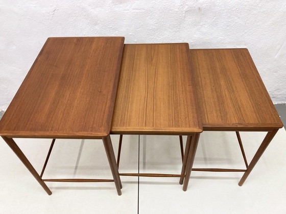 Image 1 of Teak coffee tables Design Kaj Winding For Poul Jeppesen