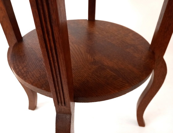 Image 1 of Classic oak smoking table, coffee table