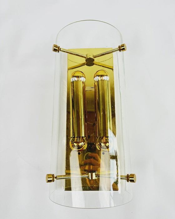 Image 1 of Lampada da parete vintage Glashütte Limburg