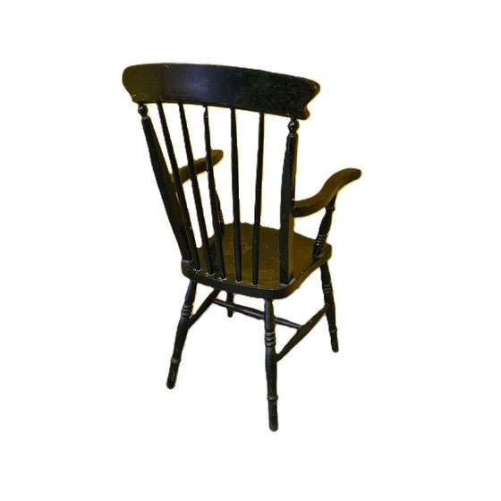 Image 1 of English Windsor Armchair 1st Half 19th Century