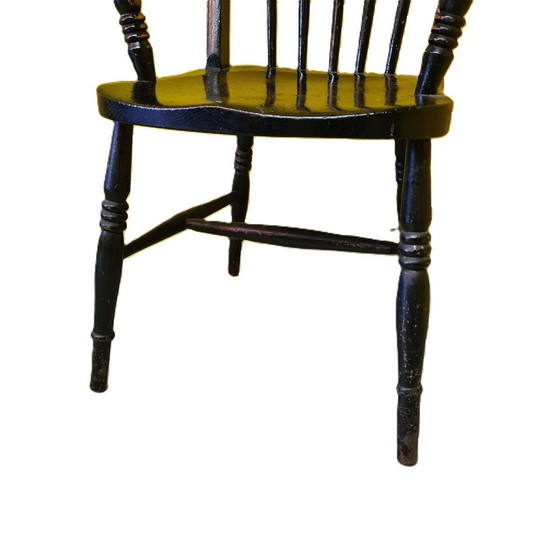 Image 1 of English Windsor Armchair 1st Half 19th Century