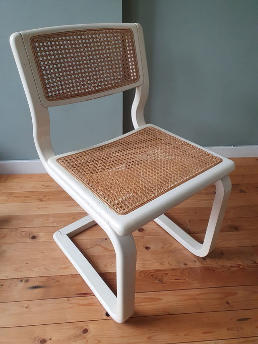 Set Of 2 Lübke Cantilever Chairs - Cane / Webbing