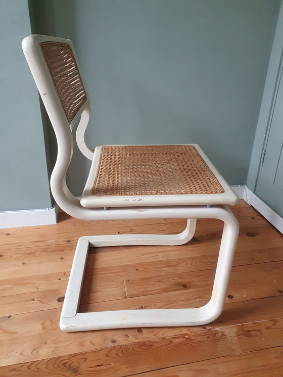 Image 1 of Set Of 2 Lübke Cantilever Chairs - Cane / Webbing