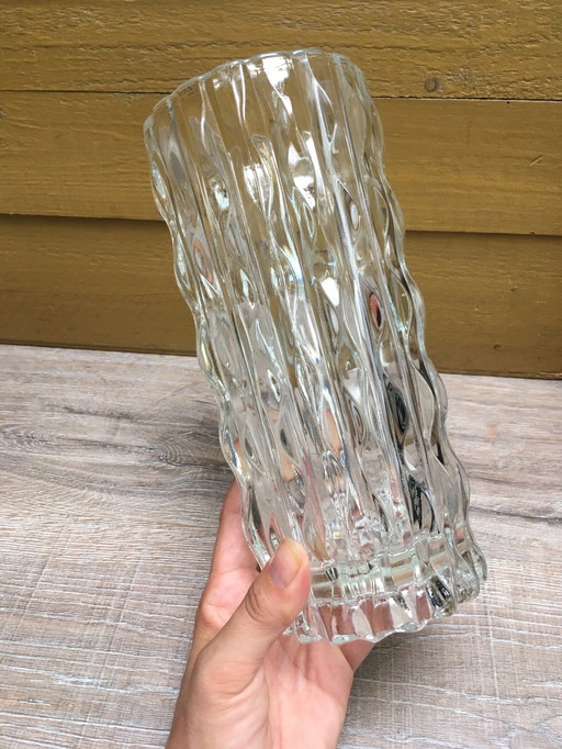 vase glass Italy Fidenza Vetraria vase