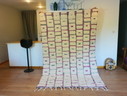 Tappeto berbero - 245 cm x 158 cm - lana bianca