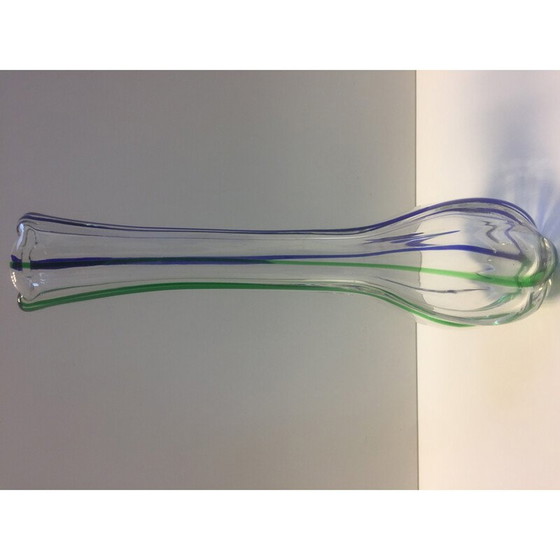 Image 1 of Vintage Murano glass soliflore vase by Archimède Seguso For Seguso Vetri d'Arte, Italy 1970