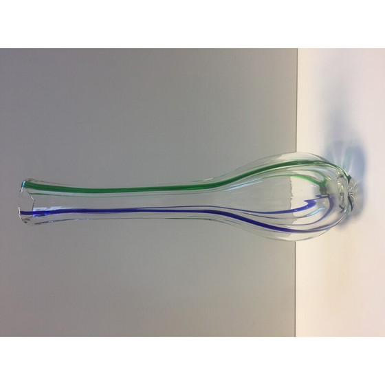 Image 1 of Vintage Murano glass soliflore vase by Archimède Seguso For Seguso Vetri d'Arte, Italy 1970