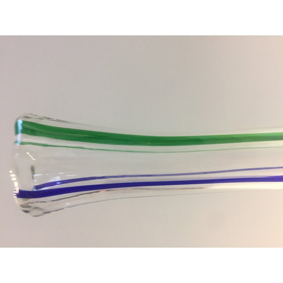 Image 1 of Vintage Murano glass soliflore vase by Archimède Seguso For Seguso Vetri d'Arte, Italy 1970