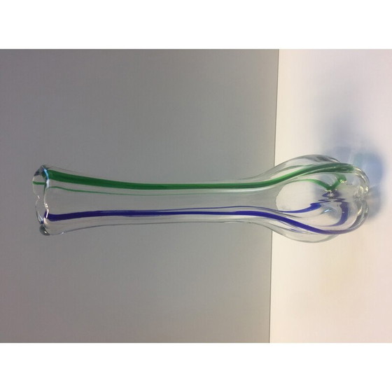 Image 1 of Vintage Murano glass soliflore vase by Archimède Seguso For Seguso Vetri d'Arte, Italy 1970