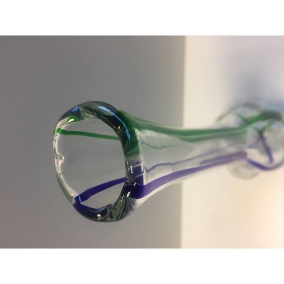Image 1 of Vintage Murano glass soliflore vase by Archimède Seguso For Seguso Vetri d'Arte, Italy 1970