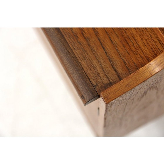 Image 1 of Vintage secretary desk in teak and beech, Sweden 1960