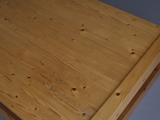 Image 1 of Minimalist Scandinavian Pine Coffee Table, 1970s