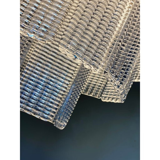 Plafón de cristal de Murano con tiras de diamante “Listelli”