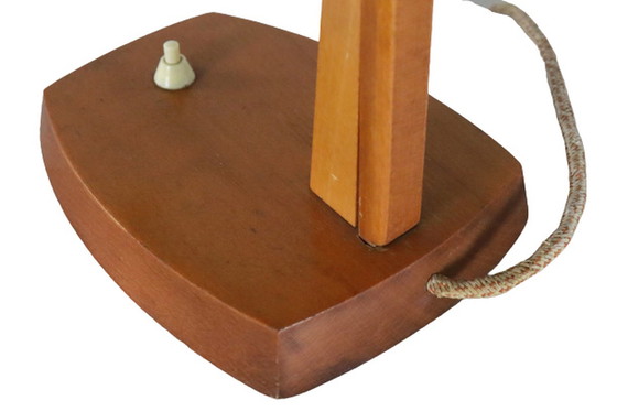 Image 1 of Lampada da tavolo vintage in rattan