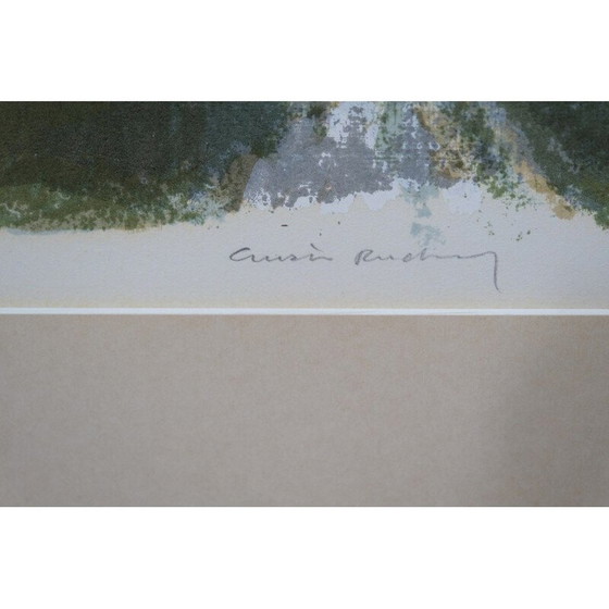 Image 1 of Litografia d'epoca a colori di Gustav Rudberg, 1970