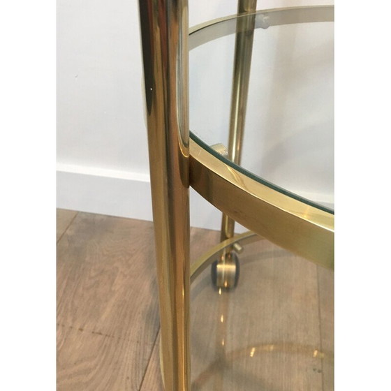 Image 1 of Divano rotondo in ottone Bout De Canape 