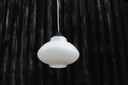 Vintage Milky Glass Pendant Lamp