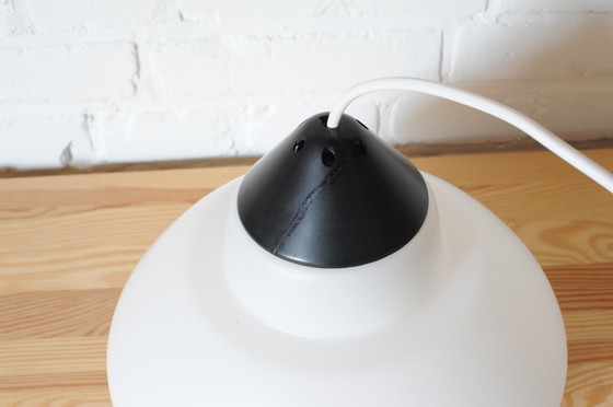 Image 1 of Lampada a sospensione vintage in vetro di latte