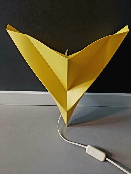 Vintage Ikea Wall Lamp Fluga Yellow