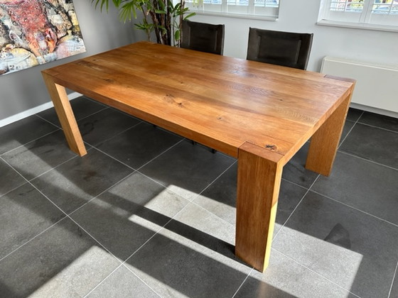 Image 1 of Solid oak table