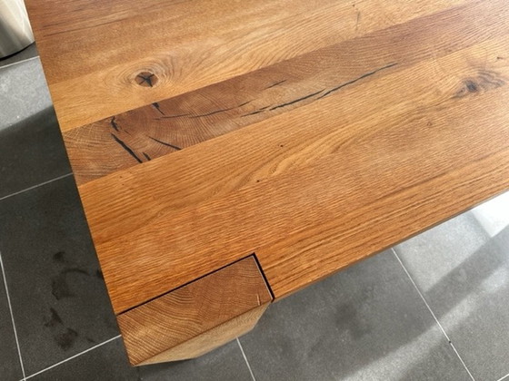 Image 1 of Solid oak table