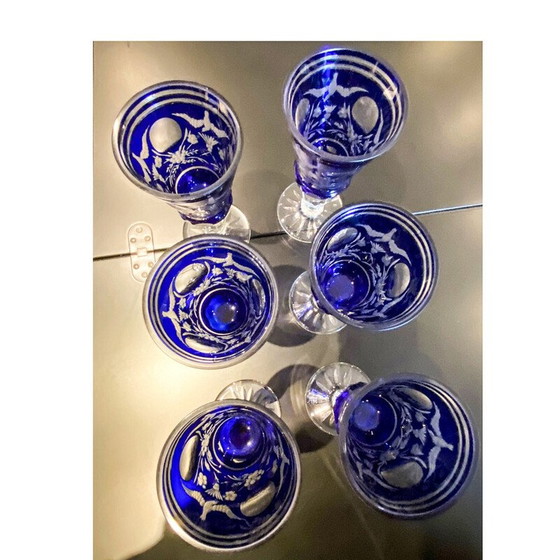 Image 1 of Vintage Murano glass glasses, Italy 1970
