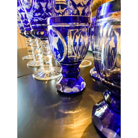 Image 1 of Vintage Murano glass glasses, Italy 1970