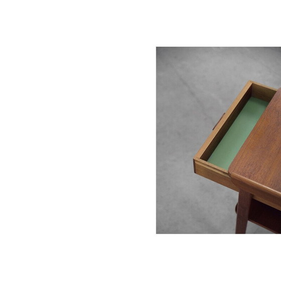 Image 1 of Mid-Century Modern Teak Nightstand Scandinavian 1950s