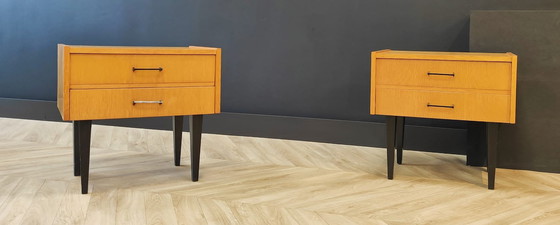 Image 1 of Due comodini vintage | Anni &#39;70 - set di 2 comodini