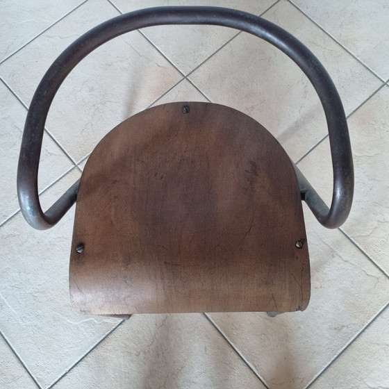 Image 1 of School Chair Attributed To Jacques Hitier 50's