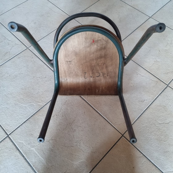 Image 1 of School Chair Attributed To Jacques Hitier 50's