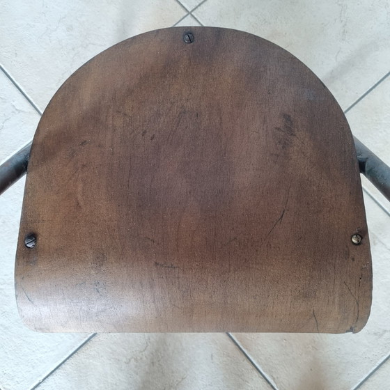 Image 1 of School Chair Attributed To Jacques Hitier 50's