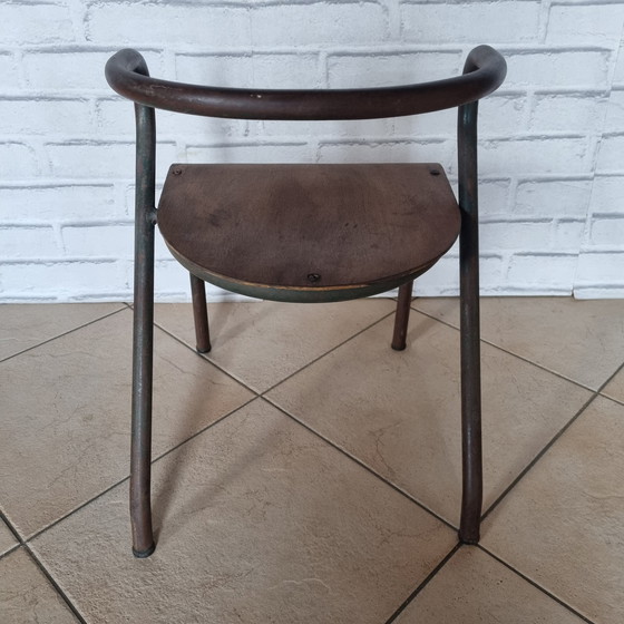 Image 1 of School Chair Attributed To Jacques Hitier 50's