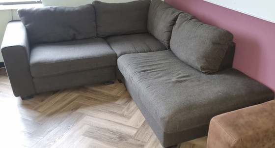 Image 1 of Designer Brown/Gray Sofa!