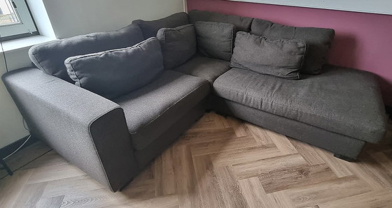 Image 1 of Designer Brown/Gray Sofa!